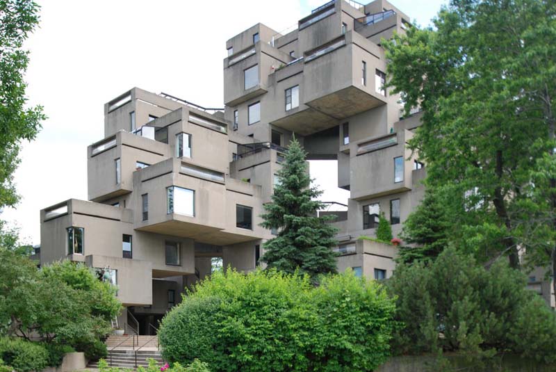 multi-story concrete mass building