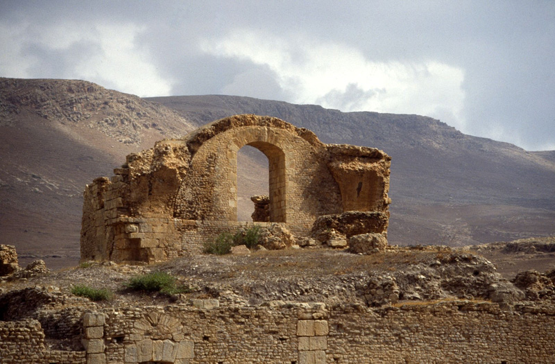 3.	Julia Memmia; Bath Entrance, Jendouba, Tunisia, ca 222-235. Photograph by Mary Ellen Sigmond, 1990.