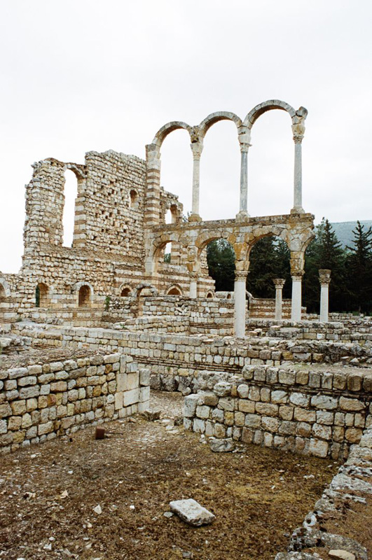 4.	Ruins of Anjar, Anjar, Beqaa Valley, 710. Photograph by Ingrid Yasmina El Chami.