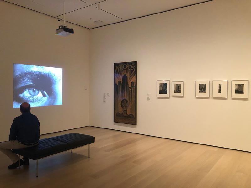 5. Installation view of films and photography in The Vertical City gallery